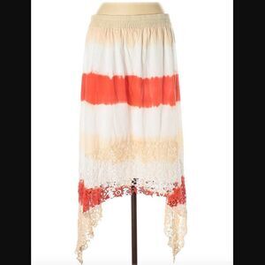 Michael Michael Kors Tie Dye Lace Skirt Sz 12 NWT